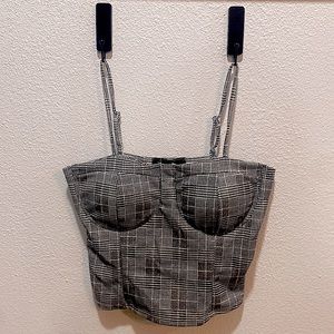 Crop top,with padded bra in it